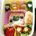 りょうはママ's cooksnap of when they made きゅうりと魚肉ソーセージＤＥ可愛いお弁当.