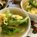 ☆Rokko☆'s cooksnap of when they made わさび菜と卵のお味噌汁.