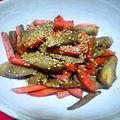 hachi123's cooksnap of when they made ＊ごぼうと人参のにんにくナンプラー炒め＊.