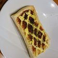 おけ～はん's cooksnap of when they made お好み焼き風トースト★簡単ズボラめし.