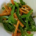 クックXZZ6G4☆'s cooksnap of when they made レンジで時短！人参とピーマンのナムル✨.