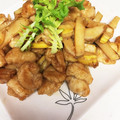 ももきちたろう's cooksnap of when they made 鶏むね肉と筍の甘辛炒め.