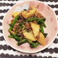 さくらん餅's cooksnap of when they made 菜の花と牛肉の炒め物.