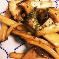 クックmii75's cooksnap of when they made 簡単！エリンギバター炒め.