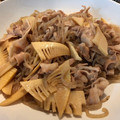 クックOLHMVY☆'s cooksnap of when they made たけのこと豚肉の炒め煮.
