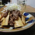 ダイナマイト漆黒's cooksnap of when they made 牛肉と筍の味噌炒め♪.