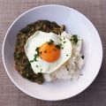 よこ耳ねこ's cooksnap of when they made とっても簡単！大根の葉のドライカレー.