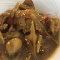 新雪大好き's cooksnap of when they made こくうま♡母の味♪根菜と鶏肉の胡麻味噌煮.