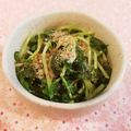 Richland☆Y's cooksnap of when they made 豆苗と韓国海苔のおひたし.