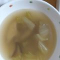 クックOYTSP1☆'s cooksnap of when they made しいたけバターとキャベツのスープ.