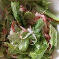あや（｡・ｗ・｡）'s cooksnap of when they made ＊簡単カニカマとレタスのマヨドレサラダ＊.