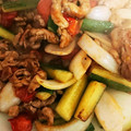 クックDZ5SWZ☆'s cooksnap of when they made きゅうりとプチトマト、豚肉の黒酢炒め.