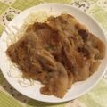 ☆haru_mi☆'s cooksnap of when they made めんつゆちょい漬け生姜焼き.