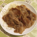 ☆haru_mi☆'s cooksnap of when they made めんつゆちょい漬け生姜焼き.