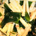 みぞえもん's cooksnap of when they made 【甘くない】山芋とわかめの酢の物.