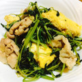 anelaママ's cooksnap of when they made 豆苗と豚肉のオイスター炒め.