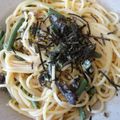 parisVERT's cooksnap of when they made ワラビとタラコのパスタ.