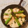 yesmama's cooksnap of when they made 春♪たけのこ＆アスパラの和風グラタン.