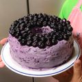 海の姫's cooksnap of when they made ケーキに合う＊ブルーベリークリーム＊.