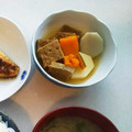 まみお✳'s cooksnap of when they made かぼちゃと厚揚げ・もやしの煮物♪.