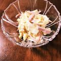 keiko☆0914's cooksnap of when they made 魚肉ソーセージとキャベツの辛子マヨサラダ.