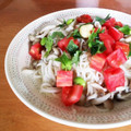 有ちん's cooksnap of when they made 夏うま！きのことトマトの涼そうめん.
