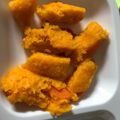 じょぎじょぎ's cooksnap of when they made 【離乳食】 手づかみ食べ★にんじんパン.