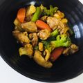 ♡meme♡♪♪'s cooksnap of when they made 洋風野菜ミックスとチキンのカレー炒め.