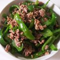 ちょえちょ's cooksnap of when they made ピーマンと挽き肉のピリ辛炒め♪.