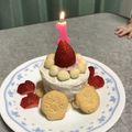 もんろー603's cooksnap of when they made 1歳　バースデーケーキ.