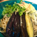 ぎんはる's cooksnap of when they made 【卯月製麺】揚げなすとみょうがの冷し蕎麦.