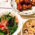 akolife's cooksnap of when they made ベビーリーフと生ハムサラダ.