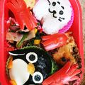 ちっぴっぴ☆'s cooksnap of when they made イルカさん☆水族館お弁当☆.