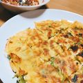 あんころにゃ〜ん's cooksnap of when they made パジョン　ねぎチヂミ.