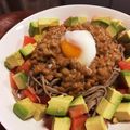 梅茶づけ's cooksnap of when they made アボカド・トマト・納豆の冷たいそば.