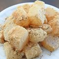 スタイリッシュママ's cooksnap of when they made ミルクと黒胡麻の葛餅風☆.