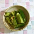 sonorin's cooksnap of when they made 豆板醤で！うちのたたきキュウリ.