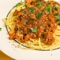 ほかとも's cooksnap of when they made 簡単★我が家の自家製ミートソースパスタ★.