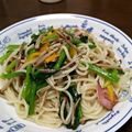 せつせつせつ's cooksnap of when they made 残ったアヒージョで簡単パスタ.