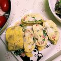 ユーロン's cooksnap of when they made お弁当⭐️ピーマンとベーコンのたまごやき.