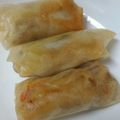 ハナまろ's cooksnap of when they made ボリューム満点！！うどん春巻.