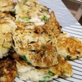 ハチミツぱる's cooksnap of when they made 山芋と納豆のカリッもちっシャキっなおやき.