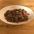 ☆パピコ538☆'s cooksnap of when they made お弁当やおつまみに☆そら豆とベーコン炒め.
