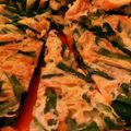 優香☆☆'s cooksnap of when they made ☆ニラと桜えびのお焼き☆.
