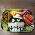 まみﾁｬﾝ08's cooksnap of when they made キャラ弁　端午の節句　兜の作り方.