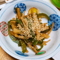 くまちーこ's cooksnap of when they made 【ピーマンと大根の皮炒め】.