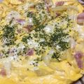 megumintia's cooksnap of when they made ジャーマンポテト風☆オープンオムレツ.
