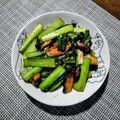宝美空's cooksnap of when they made 簡単副菜！椎茸と小松菜の醤油炒め.