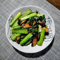 宝美空's cooksnap of when they made 簡単副菜！椎茸と小松菜の醤油炒め.