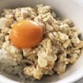 ちょこんめんたる's cooksnap of when they made 温泉卵と冷奴の豆腐丼（濃厚かつお醤油味）.
